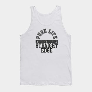 pure life - straight edge vintage Tank Top